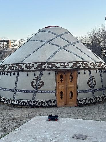 Аренда юрты, Каркас Деревянный, 75 баш, Казан, Посуда, С полом at lalafo.kg Аренда юрты, Каркас Деревянный, 75 баш, Казан, Посуда, С полом