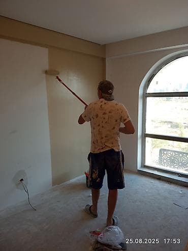 Изоляционные работы: Покраска стен и потолков под ключ - Профессиональная окраска валиком at lalafo.kg — 3 Изоляционные работы: Покраска стен и потолков под ключ - Профессиональная окраска валиком — 3