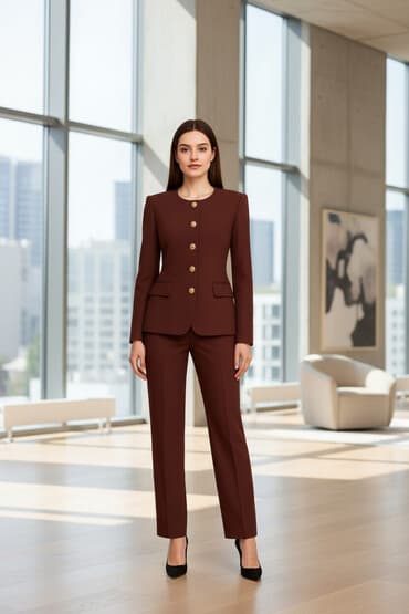 Брючный костюм, Прямые, Пиджак, Китай, Осень-весна at lalafo.kg Брючный костюм, Прямые, Пиджак, Китай, Осень-весна