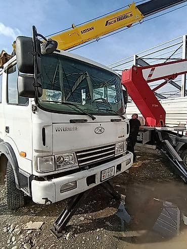 Услуга: аренда автомобильного крана-манипулятора (Hyundai с КМУ Soosan at lalafo.kg Услуга: аренда автомобильного крана-манипулятора (Hyundai с КМУ Soosan