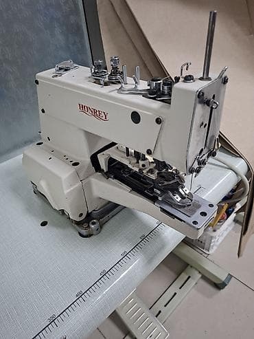 Промышленная пуговичная швейная машина Hunrey (автомат пришивания at lalafo.kg Промышленная пуговичная швейная машина Hunrey (автомат пришивания