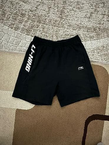 Мужские спортивные шорты Li-Ning - Цвет: черный - Длина: выше колена at lalafo.kg Мужские спортивные шорты Li-Ning - Цвет: черный - Длина: выше колена