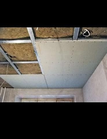 Монтаж конструкций из гипсокартона Профессиональные работы по ГКЛ at lalafo.kg Монтаж конструкций из гипсокартона Профессиональные работы по ГКЛ