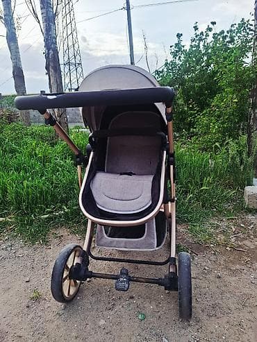 Коляска, Другой бренд, цвет - Золотой, Б/у, Самовывоз at lalafo.kg Коляска, Другой бренд, цвет - Золотой, Б/у, Самовывоз