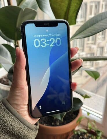 IPhone 11, Б/у, 64 ГБ, Черный, Кабель, Чехол, 70 % at lalafo.kg IPhone 11, Б/у, 64 ГБ, Черный, Кабель, Чехол, 70 %