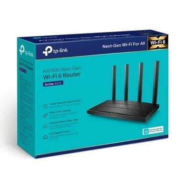 Новинка!!! Wi-Fi6 роутер для кабельного Интернета! tp-link Archer at lalafo.kg Новинка!!! Wi-Fi6 роутер для кабельного Интернета! tp-link Archer