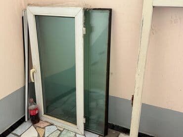 Готовое пластиковое окно, Тип окна: Балконные, Б/у, Без установки, Без рассрочки at lalafo.kg Готовое пластиковое окно, Тип окна: Балконные, Б/у, Без установки, Без рассрочки