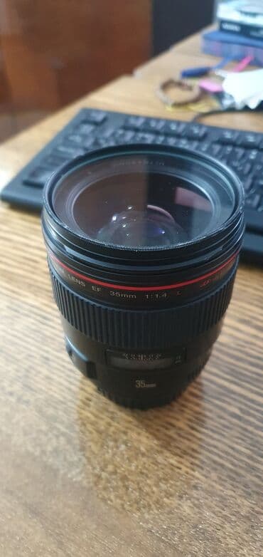 Canon EF 35mm f/1.4 L в идеальном состоянии - Фикс‑объектив для камер at lalafo.kg Canon EF 35mm f/1.4 L в идеальном состоянии - Фикс‑объектив для камер