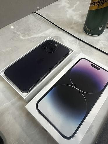 IPhone 14 Pro, Б/у, 256 ГБ, Deep Purple, Коробка, 82 % at lalafo.kg IPhone 14 Pro, Б/у, 256 ГБ, Deep Purple, Коробка, 82 %