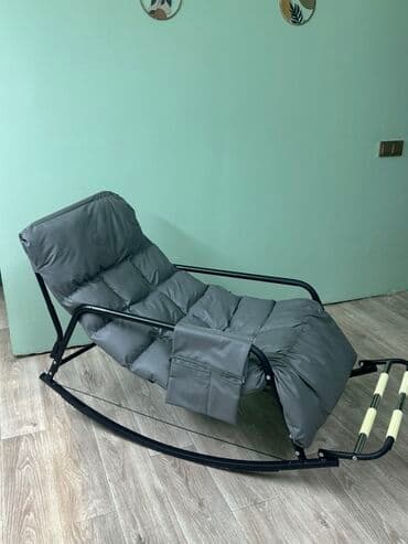 Кресла-качалка, цвет - Серый at lalafo.kg Кресла-качалка, цвет - Серый