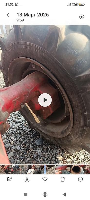 Бензиндик мотоблоктор: Мотоблок (двухколёсный трактор) с резиновыми пневмоколёсами «ёлочка» lalafo.kg да — 4 Бензиндик мотоблоктор: Мотоблок (двухколёсный трактор) с резиновыми пневмоколёсами «ёлочка» — 4