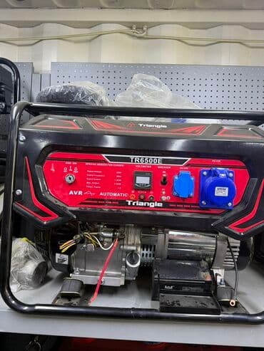 Бензиновый генератор Triangle TR6500E Основные характеристики с at lalafo.kg Бензиновый генератор Triangle TR6500E Основные характеристики с
