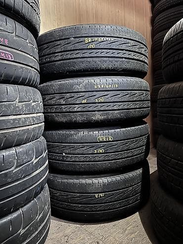 Комплект летней резины 225/60/17 С трещинами Привозная из Японии at lalafo.kg Комплект летней резины 225/60/17 С трещинами Привозная из Японии