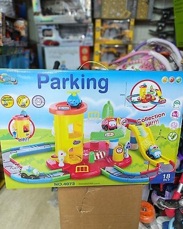 Игровой набор «Parking» (№4073) - Тематический паркинг с дорожками at lalafo.kg Игровой набор «Parking» (№4073) - Тематический паркинг с дорожками