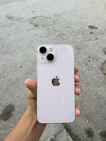 IPhone 13 mini, Б/у, 128 ГБ, Белый, Зарядное устройство, Защитное стекло, Наушники, 72 % at lalafo.kg IPhone 13 mini, Б/у, 128 ГБ, Белый, Зарядное устройство, Защитное стекло, Наушники, 72 %