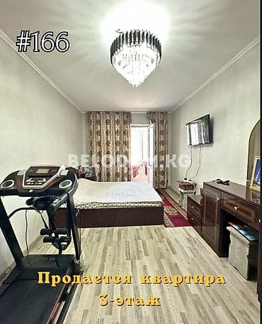 2 комнаты, 50 м², 3 этаж, Свежий ремонт at lalafo.kg 2 комнаты, 50 м², 3 этаж, Свежий ремонт