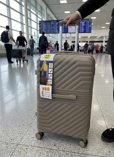 Чемодан, Новый, Материал: Пластик, Средний (40 - 70 л) at lalafo.kg Чемодан, Новый, Материал: Пластик, Средний (40 - 70 л)