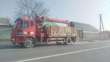 Услуги манипулятора/кран-борт - Бортовой грузовик FAW с установленным at lalafo.kg Услуги манипулятора/кран-борт - Бортовой грузовик FAW с установленным