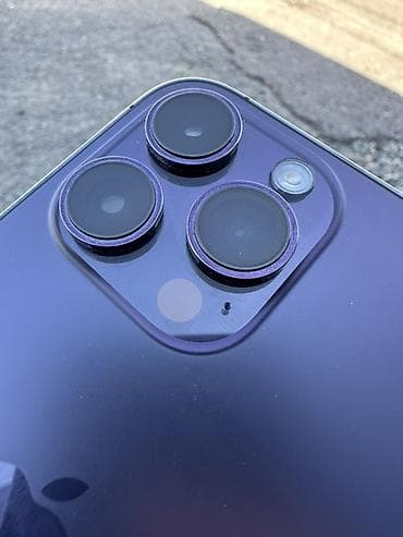 IPhone 14 Pro, Б/у, 128 ГБ, Deep Purple, Чехол, 80 % at lalafo.kg IPhone 14 Pro, Б/у, 128 ГБ, Deep Purple, Чехол, 80 %