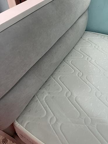 Односпальная кровать, Б/у, С матрасом, длина - 200 см at lalafo.kg — 2 Односпальная кровать, Б/у, С матрасом, длина - 200 см — 2