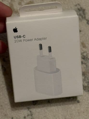 Адаптер питания Apple USB‑C 20W - Оригинальный сетевой адаптер Apple at lalafo.kg Адаптер питания Apple USB‑C 20W - Оригинальный сетевой адаптер Apple