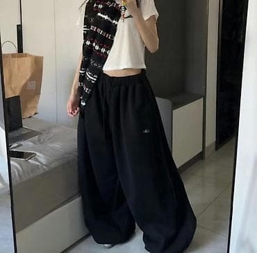 S-pants лучшие штаны б/у в черной расцветке размер L, надевала раза 3 at lalafo.kg S-pants лучшие штаны б/у в черной расцветке размер L, надевала раза 3