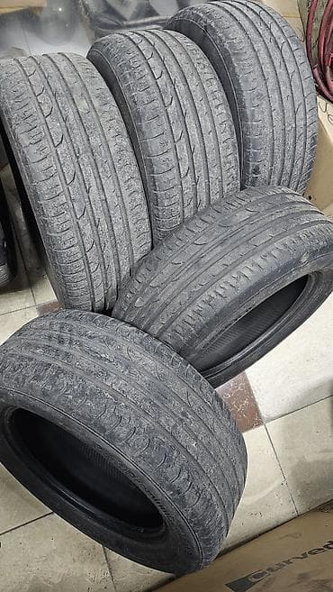 Шины 225 / 55 / R 16, Лето, Б/у, Continental at lalafo.kg Шины 225 / 55 / R 16, Лето, Б/у, Continental