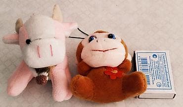 Обезьяна - мини, 7 см, брелок новый - 80 сом. Плюшевая игрушка at lalafo.kg Обезьяна - мини, 7 см, брелок новый - 80 сом. Плюшевая игрушка