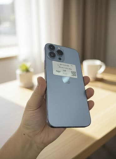 IPhone 13 Pro Max, Б/у, 128 ГБ, Sierra Blue, Кабель, 82 % at lalafo.kg IPhone 13 Pro Max, Б/у, 128 ГБ, Sierra Blue, Кабель, 82 %