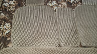 Чехлы Алькантара, С подушкой, цвет - Бежевый, Б/у, Самовывоз at lalafo.kg Чехлы Алькантара, С подушкой, цвет - Бежевый, Б/у, Самовывоз