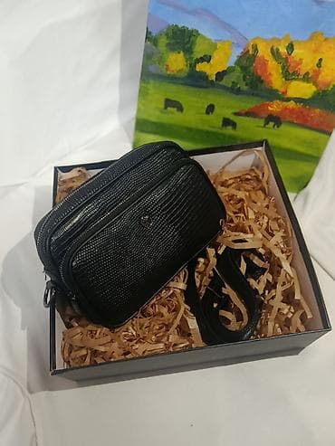 Барсетка, Материал: Экокожа, Съёмный ремень, Новый at lalafo.kg Барсетка, Материал: Экокожа, Съёмный ремень, Новый