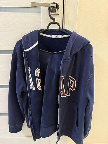 Мужская толстовка, M, Gap, Новый, цвет - Синий, Самовывоз at lalafo.kg Мужская толстовка, M, Gap, Новый, цвет - Синий, Самовывоз