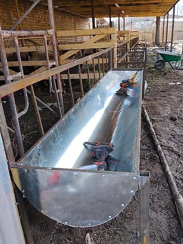 Кормораздатчики: Кормушки для КРС/ОВЦ/КОЗ из оцинкованной стали - Длина секций at lalafo.kg — 5 Кормораздатчики: Кормушки для КРС/ОВЦ/КОЗ из оцинкованной стали - Длина секций — 5