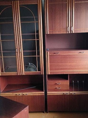 Стенка-шкаф, Тип стенки-шкафа: Модульная, Для зала, Особенности: Для хранения посуды at lalafo.kg Стенка-шкаф, Тип стенки-шкафа: Модульная, Для зала, Особенности: Для хранения посуды