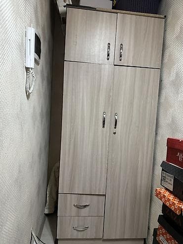 Шкаф-прихожая, Б/у, Без зеркала, ЛДСП at lalafo.kg Шкаф-прихожая, Б/у, Без зеркала, ЛДСП