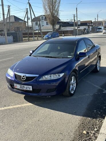 Mazda 6: 2002 г., Механика, Бензиновая, Седан at lalafo.kg Mazda 6: 2002 г., Механика, Бензиновая, Седан