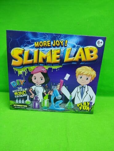 Набор для экспериментов “More Joy! Slime Lab” (для детей 6+) - at lalafo.kg Набор для экспериментов “More Joy! Slime Lab” (для детей 6+) -