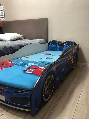 Детская кровать-машина с тематикой мультфильма «Тачки». - Яркий кузов at lalafo.kg Детская кровать-машина с тематикой мультфильма «Тачки». - Яркий кузов