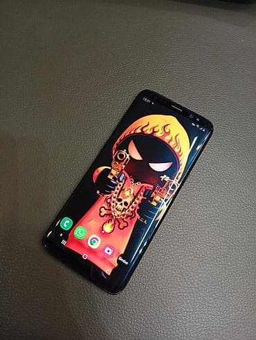 Samsung Galaxy S8, Б/у, 64 ГБ, цвет - Черный, 2 SIM at lalafo.kg Samsung Galaxy S8, Б/у, 64 ГБ, цвет - Черный, 2 SIM