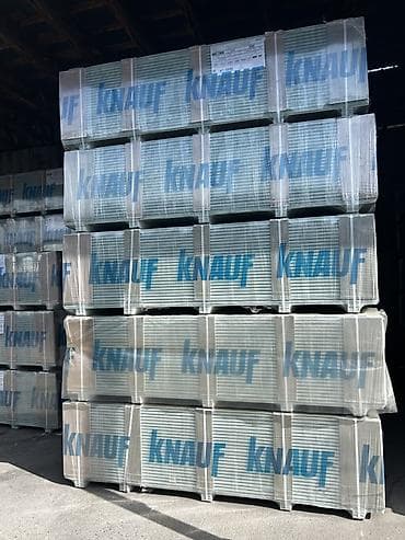 Гипсокартонные листы Knauf - Производитель: Knauf - Тип at lalafo.kg Гипсокартонные листы Knauf - Производитель: Knauf - Тип