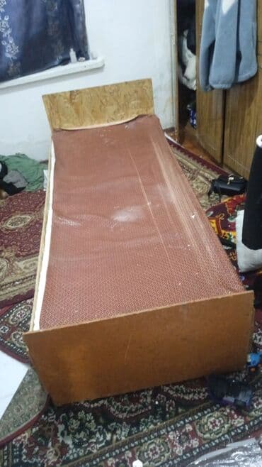 Односпальная кровать из ЛДСП/OSB - Размер спального места at lalafo.kg Односпальная кровать из ЛДСП/OSB - Размер спального места