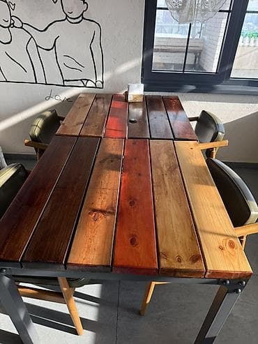 Кафеге коюлуучу столдор: Кафе үчүн үстөл, Колдонулган, Тик бурчтуу, түсү - Күрөң lalafo.kg да — 1 Кафеге коюлуучу столдор: Кафе үчүн үстөл, Колдонулган, Тик бурчтуу, түсү - Күрөң — 1