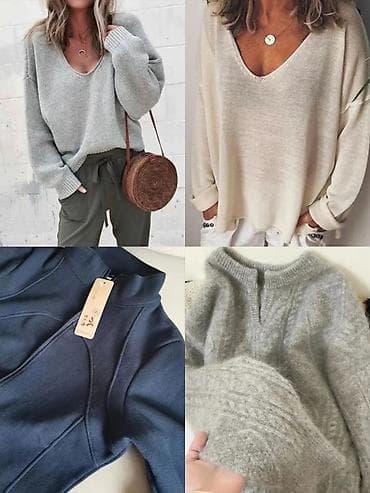 Стильная женская осенне-зимняя кофточка в сером на 48 разм. 800с at lalafo.kg Стильная женская осенне-зимняя кофточка в сером на 48 разм. 800с