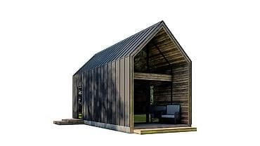 Модульный дом в стиле Barn House - Архитектура: лаконичный lalafo.kg да — 2 Модульный дом в стиле Barn House - Архитектура: лаконичный — 2