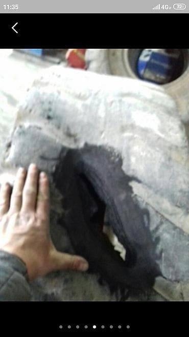 Ремонт шин на фронтальный погрузчик автокран экскаватор каток и at lalafo.kg Ремонт шин на фронтальный погрузчик автокран экскаватор каток и