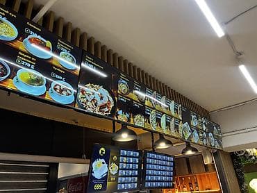 Кызмат көрсөтүүлөр чөйрөсү: - Открытая кухня на фудкорте с современной стойкой, электронное меню lalafo.kg да — 3 Кызмат көрсөтүүлөр чөйрөсү: - Открытая кухня на фудкорте с современной стойкой, электронное меню — 3