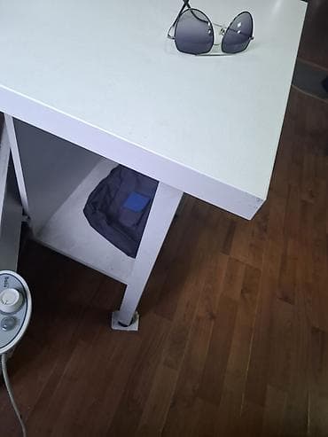 Офис столдору: Кеңсе үчүн үстөл, Колдонулган, Жөндөлбөй турган, түсү - Ак, Тик бурчтуу, ЛДСП, Өзү алып кетүү lalafo.kg да — 2 Офис столдору: Кеңсе үчүн үстөл, Колдонулган, Жөндөлбөй турган, түсү - Ак, Тик бурчтуу, ЛДСП, Өзү алып кетүү — 2