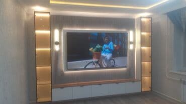 Установка Телевизор на стену установка телевизор Установка Кронштейн at lalafo.kg Установка Телевизор на стену установка телевизор Установка Кронштейн