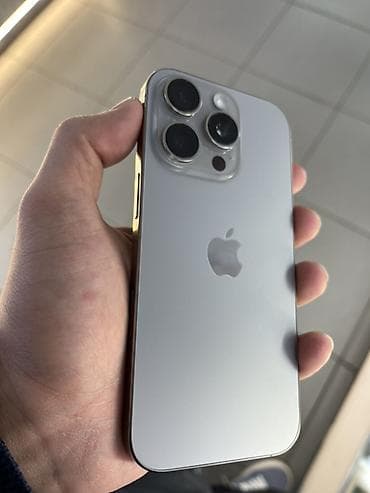 IPhone 16 Pro, Б/у, 256 ГБ, Серебристый, Защитное стекло, Кабель, Коробка, В рассрочку, 95 % at lalafo.kg IPhone 16 Pro, Б/у, 256 ГБ, Серебристый, Защитное стекло, Кабель, Коробка, В рассрочку, 95 %