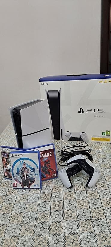 Новая игровая консоль Sony PlayStation 5 slim (дисковая версия) с lalafo.kg да Новая игровая консоль Sony PlayStation 5 slim (дисковая версия) с